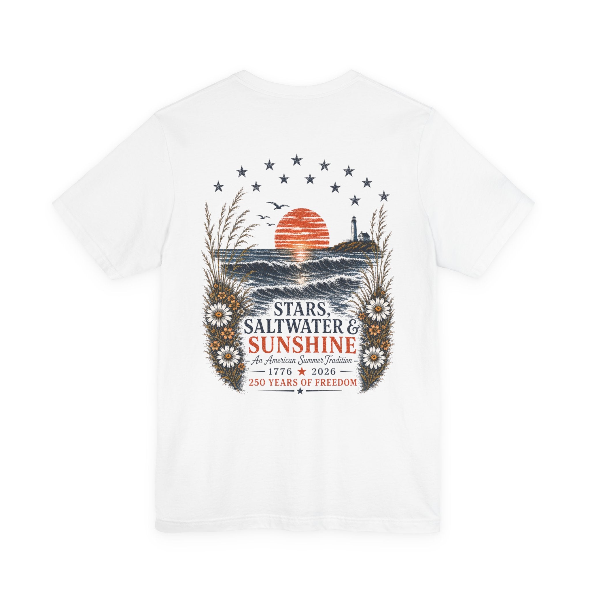 Peaches to Pines™ Stars, Saltwater & Sunshine Coastal Americana Tee