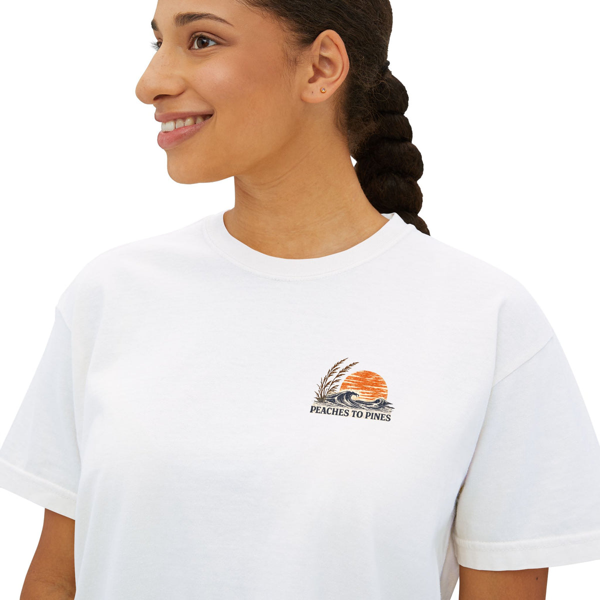 Peaches to Pines: Stars, Saltwater & Sunshine - Boxy Tee