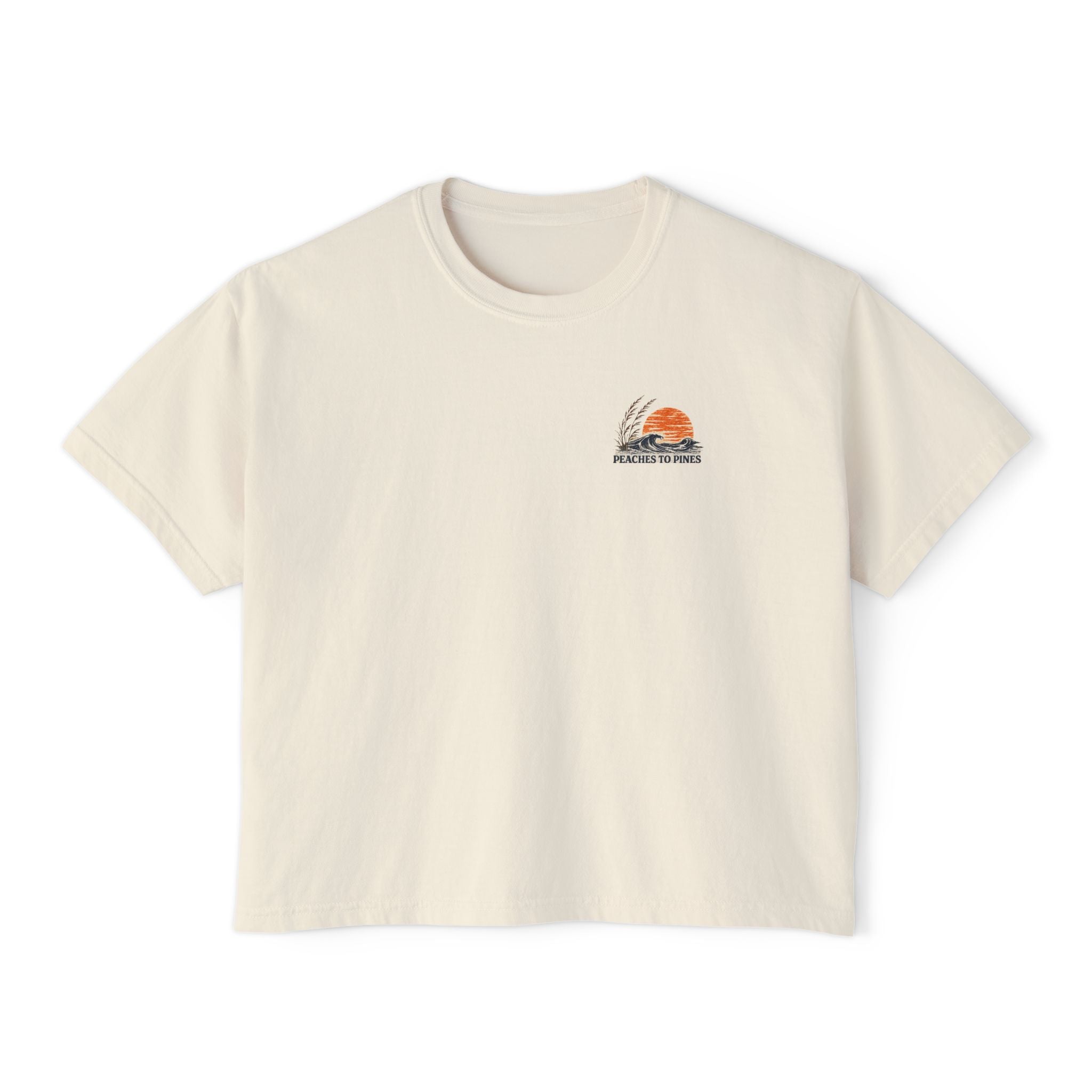 Peaches to Pines: Stars, Saltwater & Sunshine - Boxy Tee