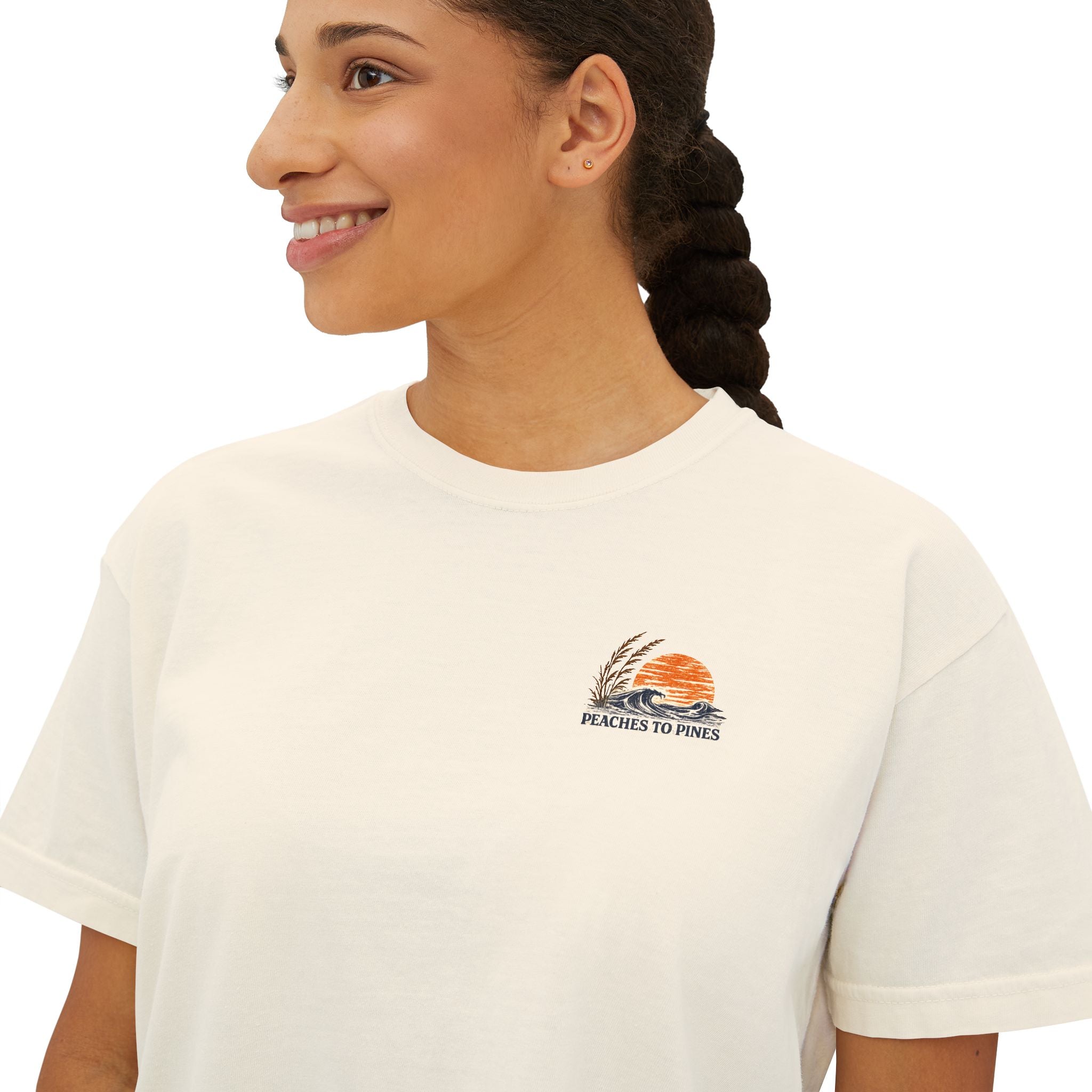 Peaches to Pines: Stars, Saltwater & Sunshine - Boxy Tee