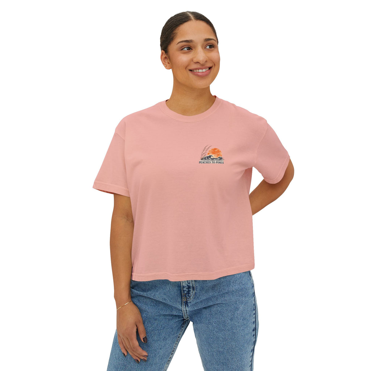 Peaches to Pines: Stars, Saltwater & Sunshine - Boxy Tee
