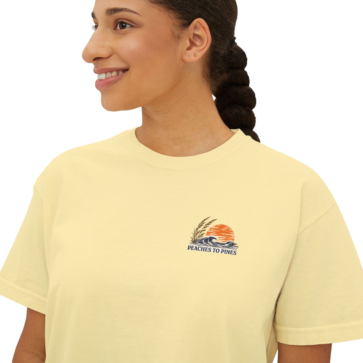 Peaches to Pines: Stars, Saltwater & Sunshine - Boxy Tee