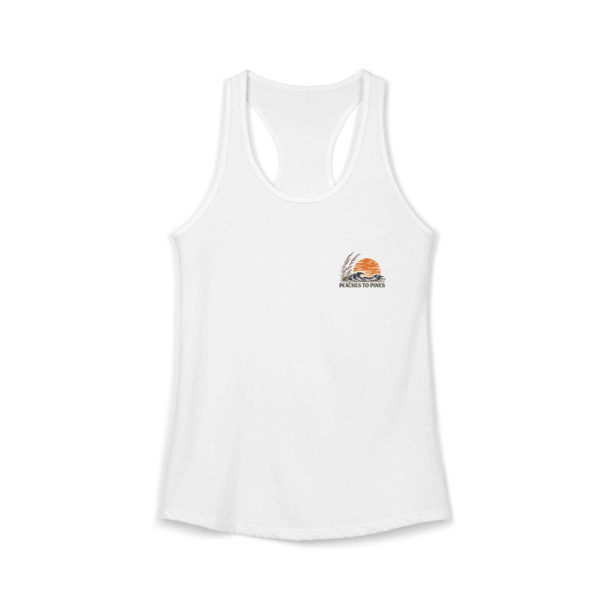 Peaches to Pines: Stars, Saltwater & Sunshine Racerback Tank