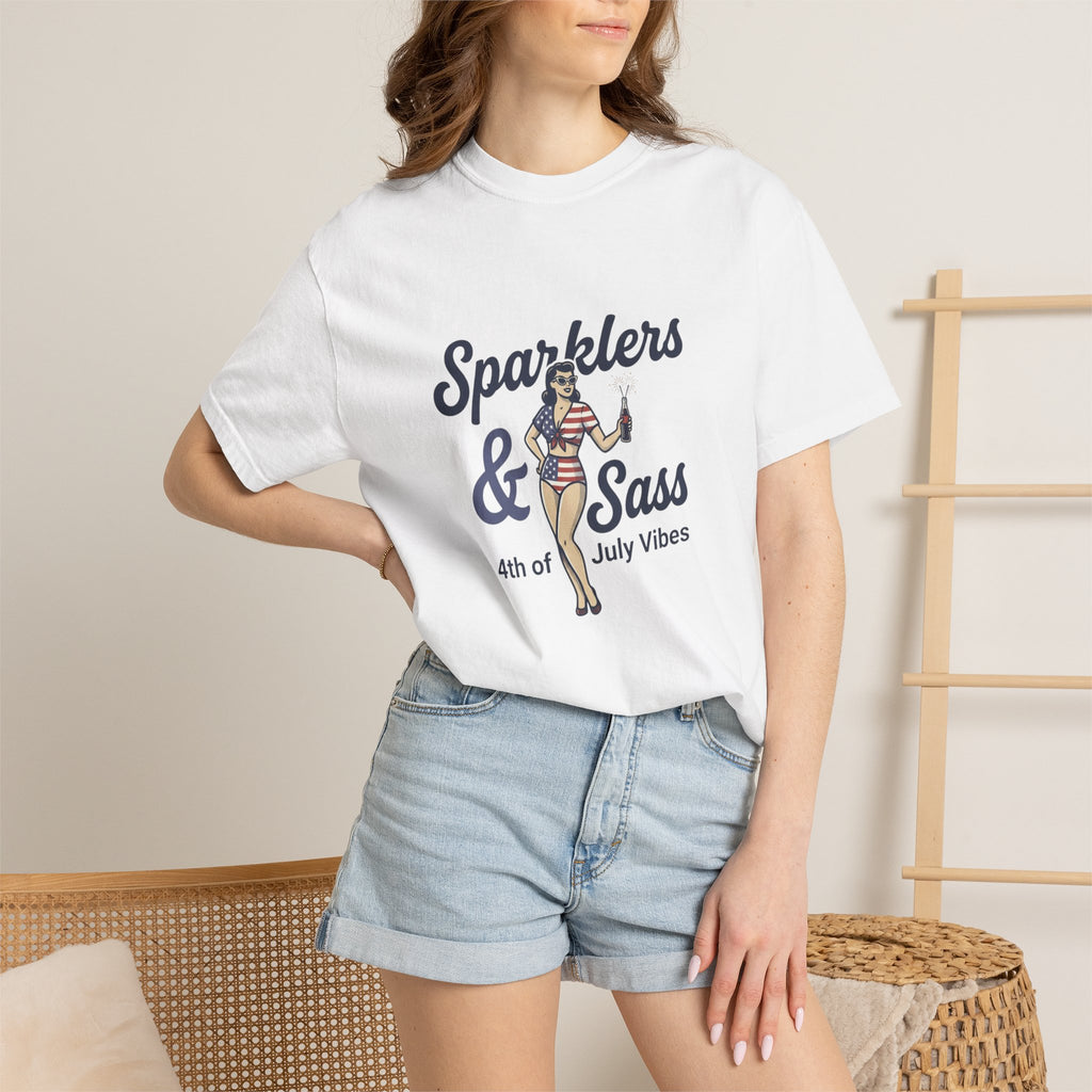 Sparklers & Sass 4th of July Vibes T-Shirt