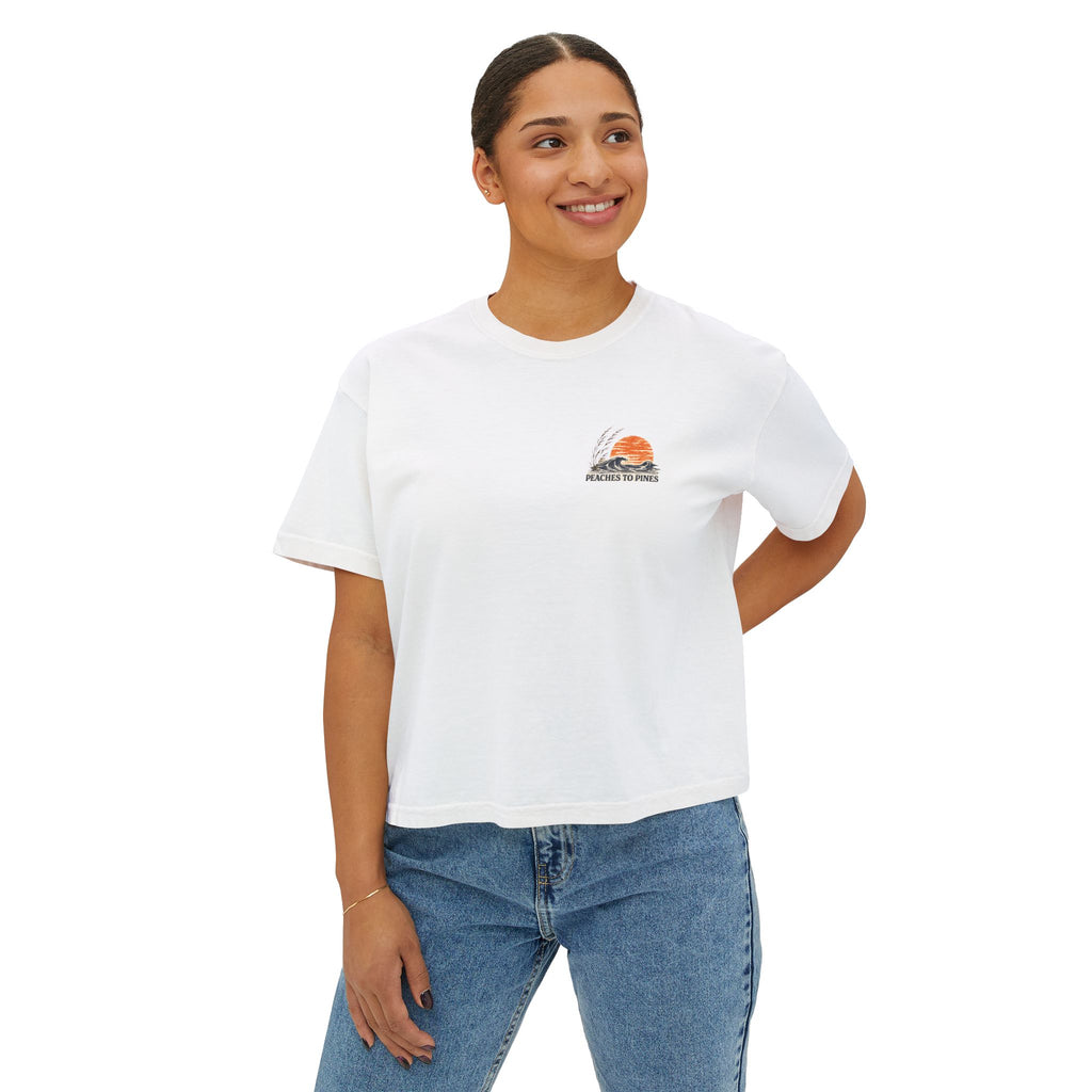 Peaches to Pines: Stars, Saltwater & Sunshine - Boxy Tee