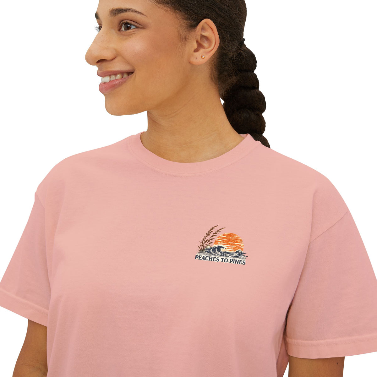 Peaches to Pines: Stars, Saltwater & Sunshine - Boxy Tee