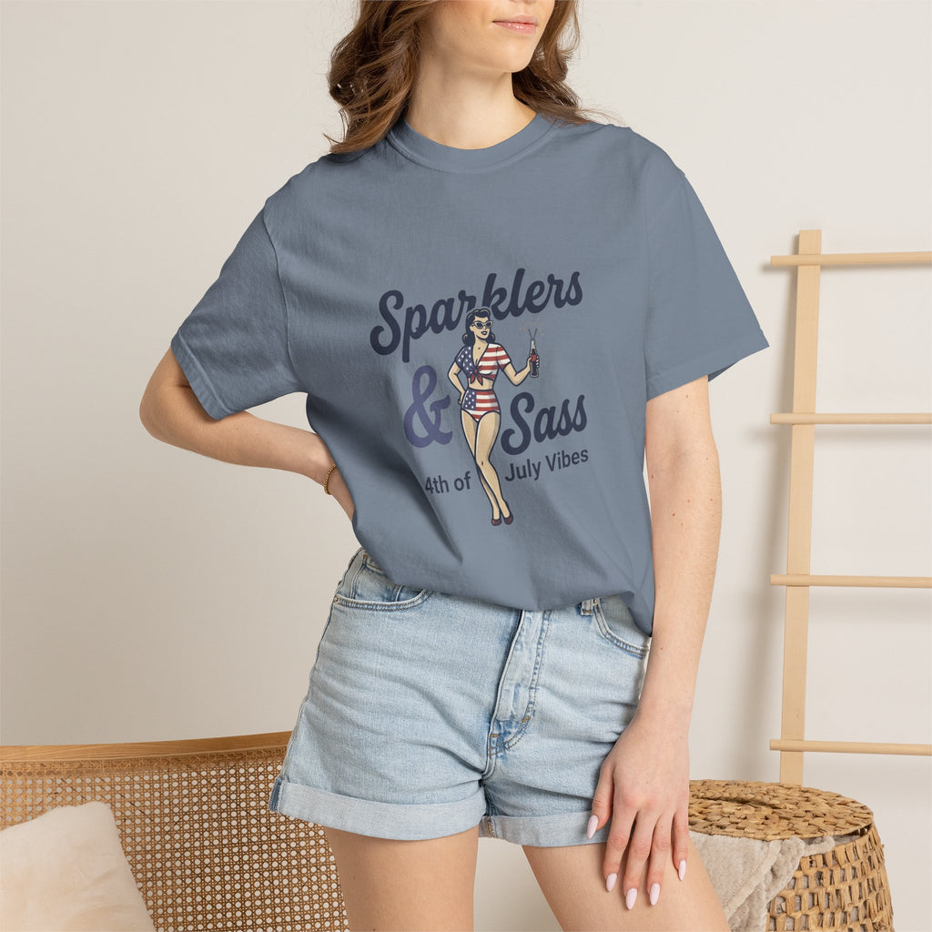 Sparklers & Sass 4th of July Vibes T-Shirt