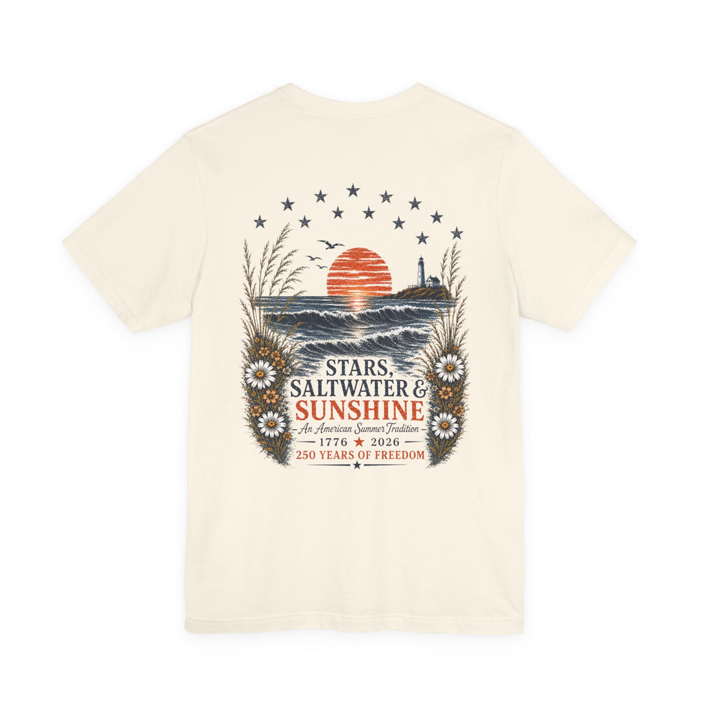 Peaches to Pines™ Stars, Saltwater & Sunshine Coastal Americana Tee