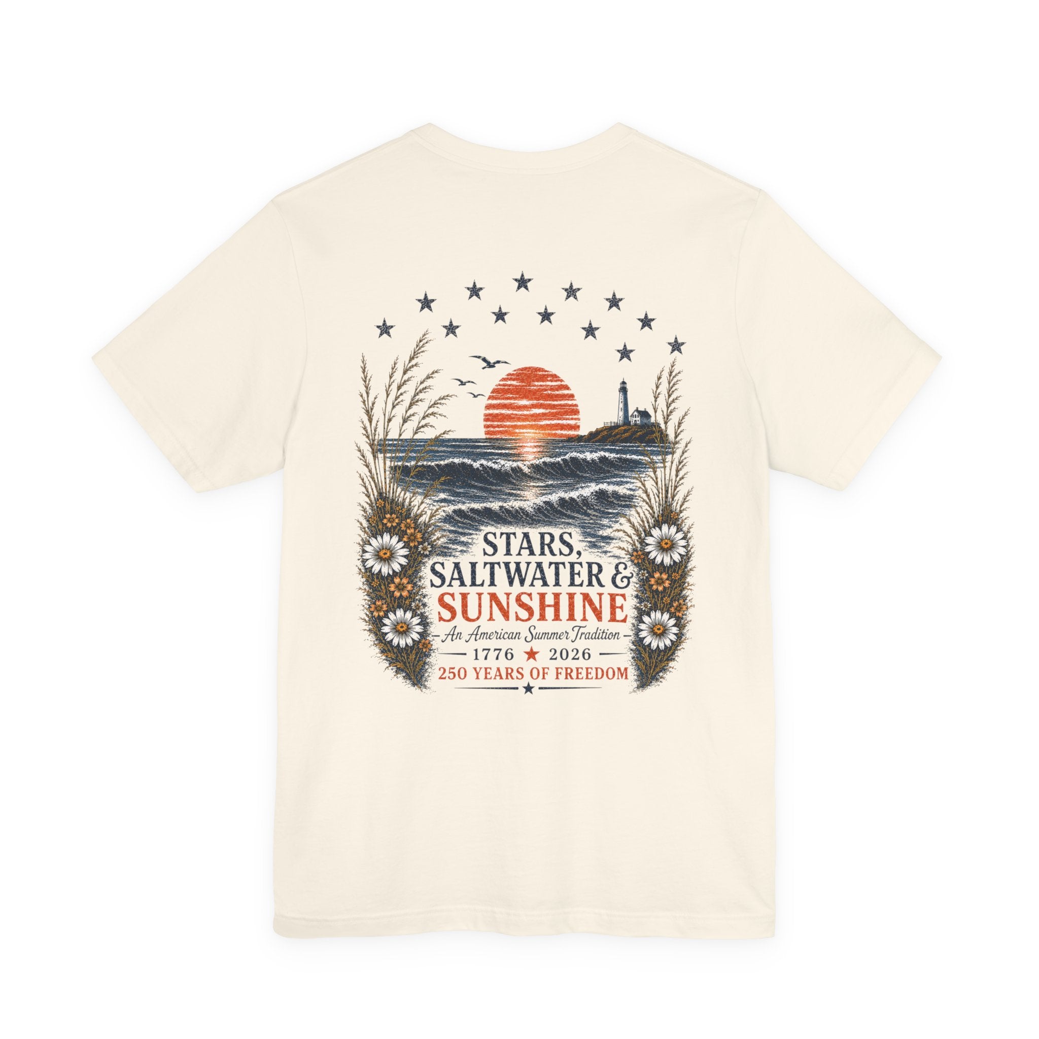 Peaches to Pines™ Stars, Saltwater & Sunshine Coastal Americana Tee