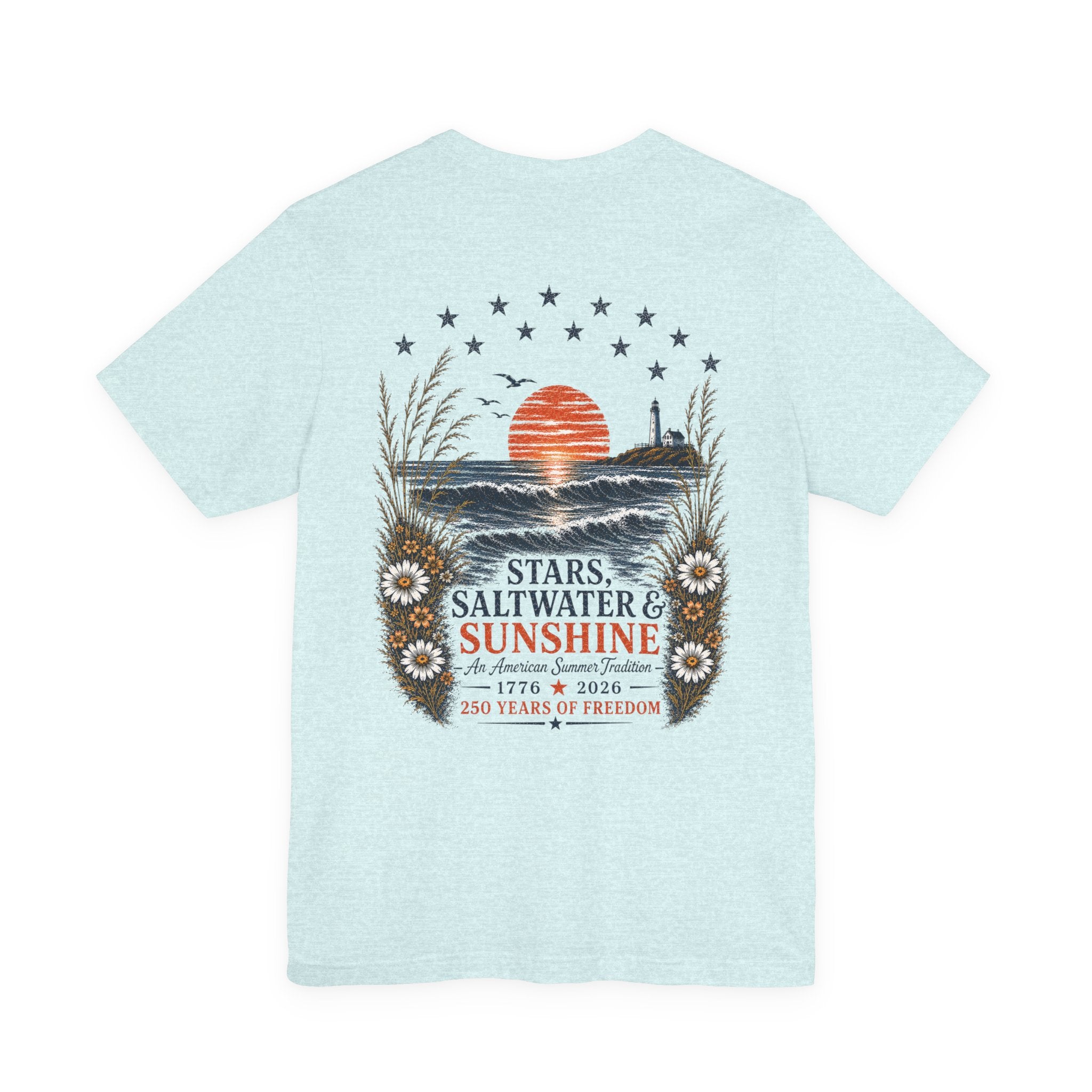 Peaches to Pines™ Stars, Saltwater & Sunshine Coastal Americana Tee