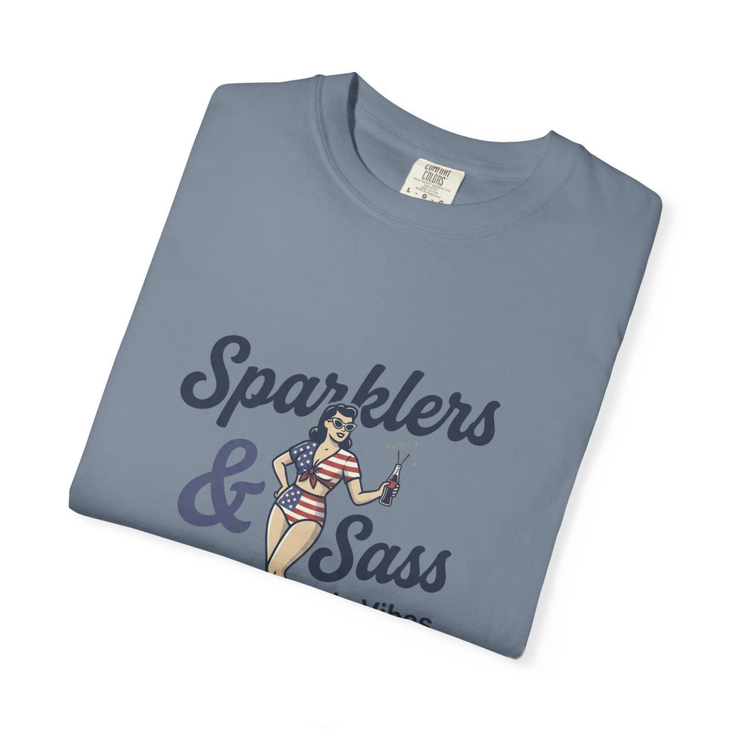 Sparklers & Sass 4th of July Vibes T-Shirt