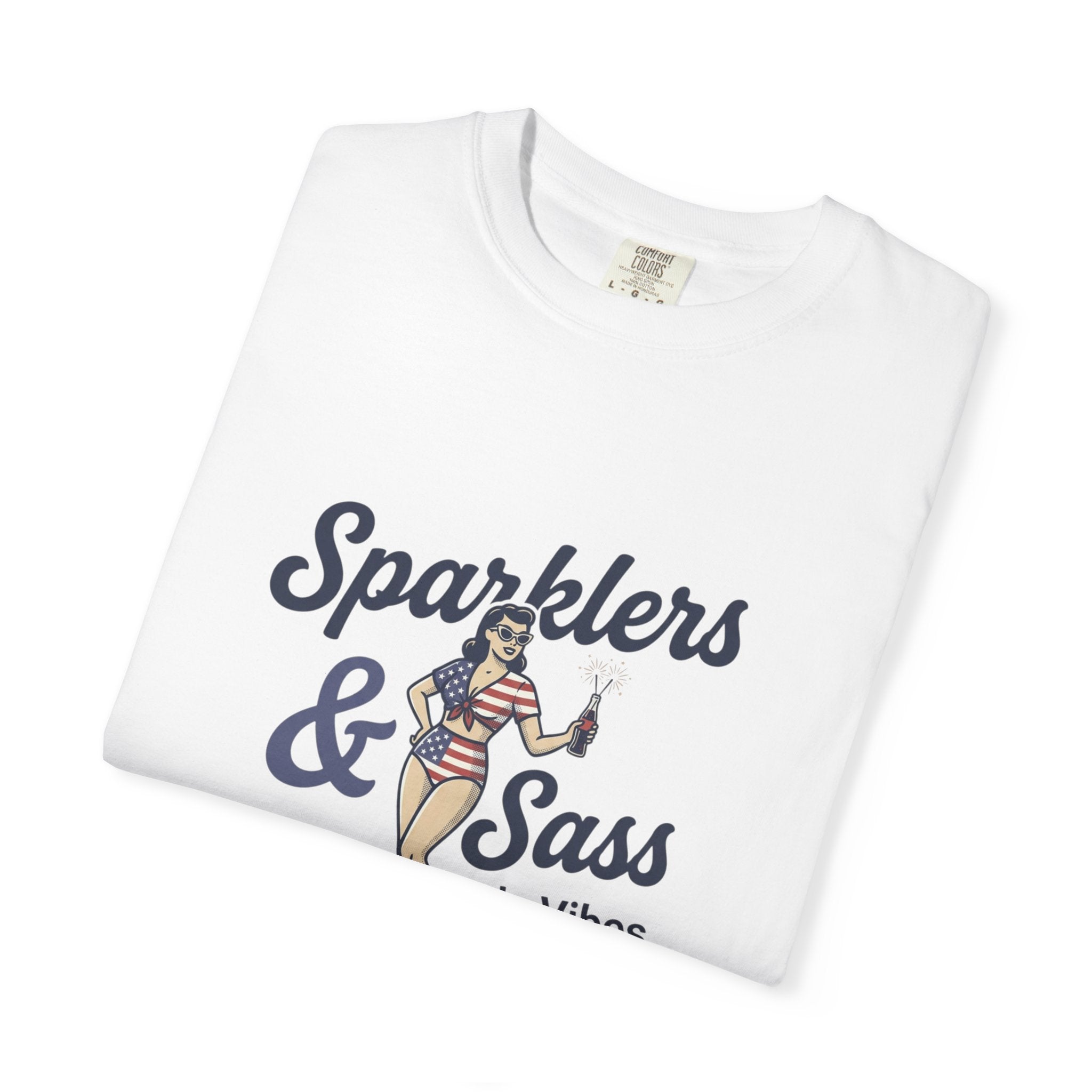 Sparklers & Sass 4th of July Vibes T-Shirt