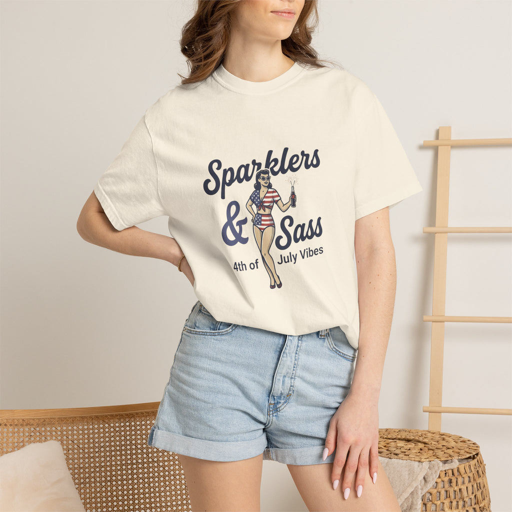 Sparklers & Sass 4th of July Vibes T-Shirt