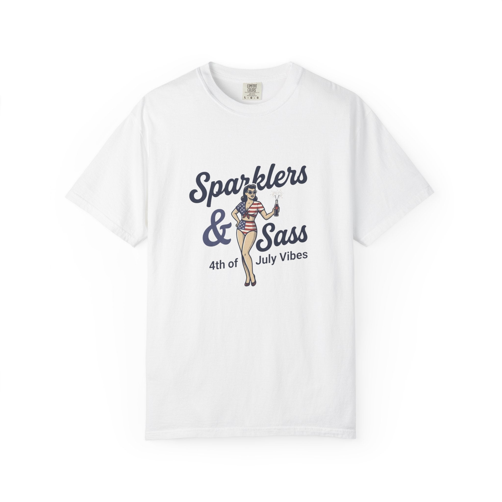 Sparklers & Sass 4th of July Vibes T-Shirt
