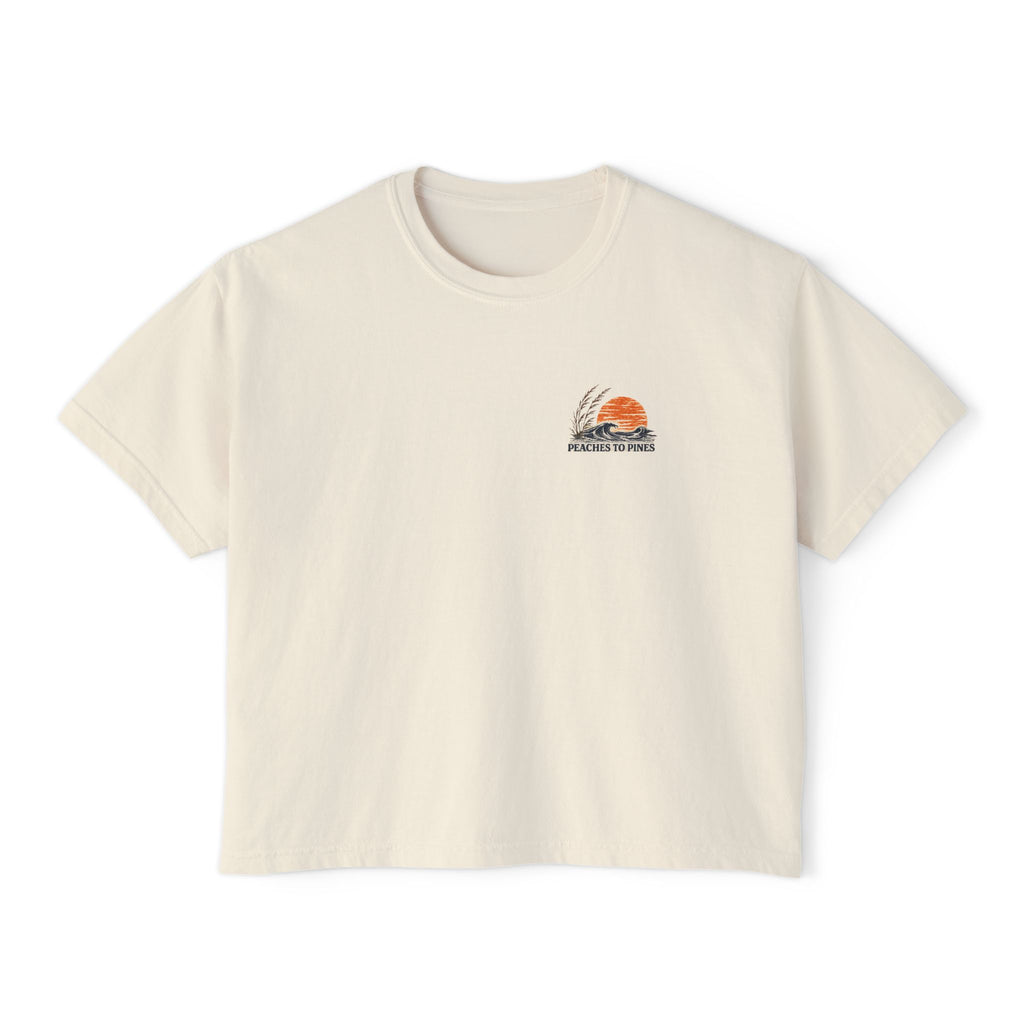 Peaches to Pines: Stars, Saltwater & Sunshine - Boxy Tee